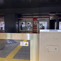 Photo taken at Midosuji Line Dobutsuen-mae Station (M22) by Minako M. on 7/15/2023