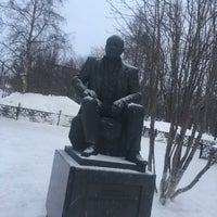 Photo taken at Памятник В.С. Пикулю by LadyAnna 🐠 on 3/27/2019