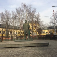 Photo taken at Памятник Ленину by Igor G. on 3/13/2017