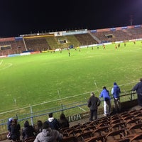 Photo taken at Estadio Nueva España (Club Deportivo Español) by Damian V. on 8/12/2014