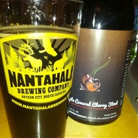 Photo taken at Nantahala Brewing Taproom &amp;amp; Brewery by Chad G. on 3/1/2013