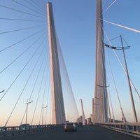 Photo taken at Zolotoy Bridge by Евгений С. on 3/14/2016
