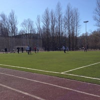 Photo taken at Стадион школы № 133 by Konstantine Y. on 4/21/2013