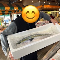 Photo taken at Bandaijima Fish Market by N J. on 12/30/2023