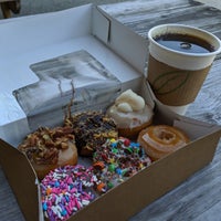 Photo taken at Peace, Love &amp;amp; Little Donuts by Jake W. on 5/24/2019