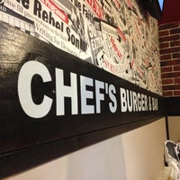 Photo taken at Chef&amp;#39;s Burger And Bar by Anna S. on 1/25/2013