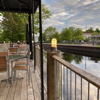 Photo taken at Bridge Restaurant [Raw Bar] and River Patio by Jason B. on 6/7/2020