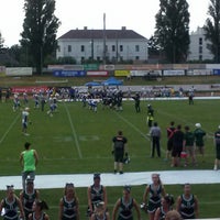 Photo taken at Danube Dragons Stadion by Michael S. on 6/22/2013
