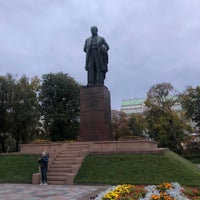 Photo taken at Monument to Taras Shevchenko by FLASHland on 10/7/2019