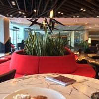 Photo taken at Turkish Airlines CIP Lounge by Onur Y. on 5/25/2015