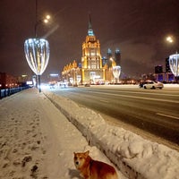 Photo taken at Новоарбатский мост by Denis G. on 1/14/2021