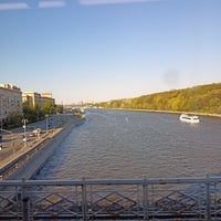 Photo taken at Андреевский ж/д мост by Denis G. on 5/11/2021