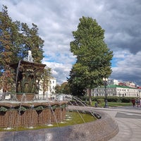 Photo taken at Фонтан на Кудринской by Denis G. on 8/23/2021