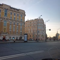Photo taken at Зубовская площадь by Denis G. on 3/30/2021