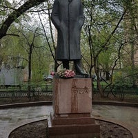 Photo taken at Памятник Александру Блоку by Denis G. on 5/2/2018
