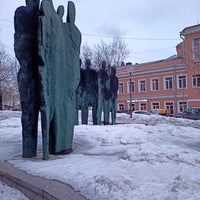 Photo taken at Памятник Иосифу Бродскому by Denis G. on 3/4/2021