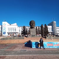 Photo taken at Памятник В.И. Ленину by Denis G. on 3/10/2021