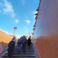 Photo taken at metro Marksistskaya by Denis G. on 2/18/2021