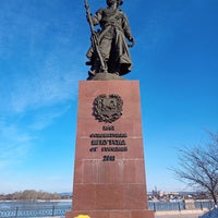 Photo taken at Памятник основателям Иркутска (Яков Похабов) by Denis G. on 3/6/2021