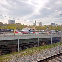 Photo taken at Berezhkovskiy Bridge by Denis G. on 4/30/2021
