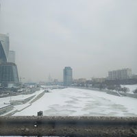 Photo taken at Дорогомиловский мост by Denis G. on 1/29/2022