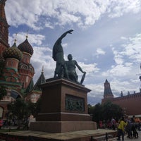 Photo taken at Monument to Minin and Pozharsky by Denis G. on 7/5/2019