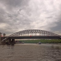 Photo taken at Berezhkovskiy Bridge by Denis G. on 5/14/2021
