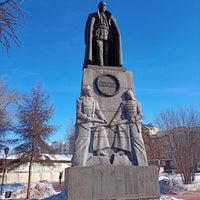 Photo taken at Памятник адмиралу Колчаку by Denis G. on 3/6/2021