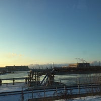 Photo taken at Ягринский мост by Георгий В. on 1/11/2018