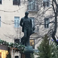 Photo taken at Sergei Yesenin Monument by Andrés on 3/9/2020