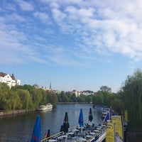 Photo taken at Hansabrücke by Marina H. on 4/13/2014