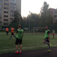 Photo taken at Футбольное поле by Iya B. on 9/27/2015