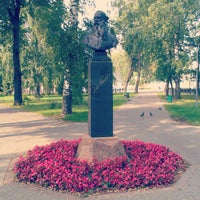 Photo taken at Сквер Л. Н. Толстого by Валерий С. on 8/10/2013