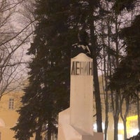 Photo taken at Памятник Владимиру Ленину by Sergey D. on 12/9/2017