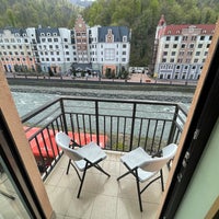 Photo taken at Tulip Inn Rosa Khutor by Sergey D. on 4/30/2021