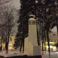 Photo taken at Памятник Владимиру Ленину by Sergey D. on 12/12/2015