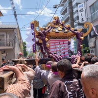 Photo taken at Sanja Matsuri by O s. on 5/19/2019