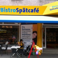 Photo taken at Eis Bistro Spätcafé by Karina on 7/4/2013