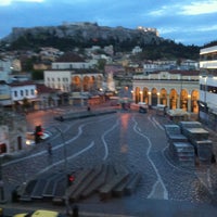 Photo taken at Monastiraki Square by Filippo C. on 4/17/2013