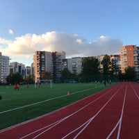 Photo taken at Стадион школы Олимпийского резерва by Кристина А. on 9/27/2021