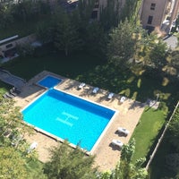 Photo taken at Hrazdan Hotel Pool by Dmitry K. on 9/24/2016