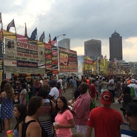 Photo taken at Columbus Jazz &amp;amp; Rib Fest by Cartucho C. on 7/19/2015