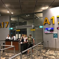 Photo taken at Gate A17 by EH G. on 9/14/2017