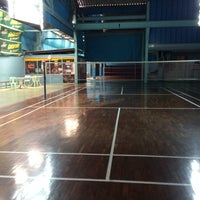Photo taken at Badminton Court by Babie G. on 5/28/2014