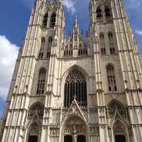 Photo taken at Cathedral of St. Michael and St. Gudula by Babie G. on 4/13/2013