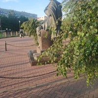 Photo taken at Памятник Есенину by илья к. on 7/21/2019