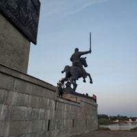 Photo taken at Монумент Победы by илья к. on 8/31/2019