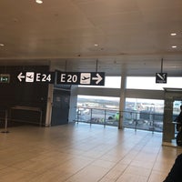 Photo taken at Gate E20 by Evgenia A. on 1/14/2018