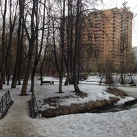 Photo taken at Первый Воронцовский пруд by Irina N. on 3/11/2017