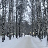 Photo taken at Парк имени А. С. Пушкина by Anastasia S. on 12/29/2018